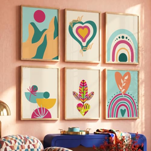 kotart Premium Digital Madhubani Art Paintings with Frame for Home Decor - Wall Painting for Living Room - Pack of 6 (10x13, painting for wall decoration)|B0CQTDMRD3