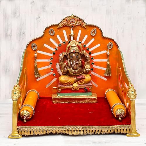 Itsy Bitsy- Natural Clay Ganesha Idol | DIY Eco-Friendly Mould and Make Kit | DIY Ganpati Murti Making Kit for Craft, Decoration | Gift for Kids & Adults|B07WR68ZST