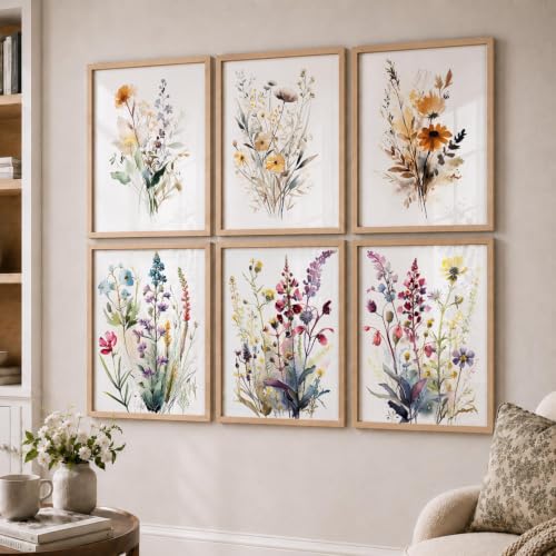 kotart Premium Digital Madhubani Paintings with Frame for Living Room Bedroom Office Room Decor - Pack of 6 (Art 1, 10x13 inch)|B0CNZH39HQ