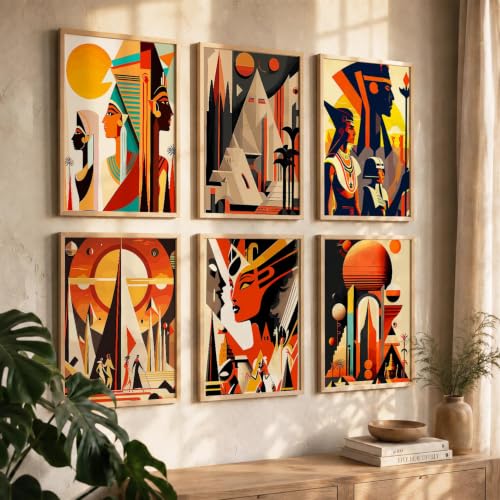 kotart Premium Digital Madhubani Paintings with Frame for Living Room Bedroom Office Room Decor - Pack of 6 (Art 1, 10x13 inch)|B0CNZH39HQ