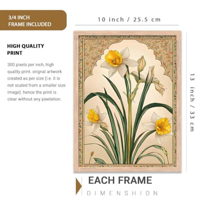 kotart Premium Digital Madhubani Art Paintings with Frame for Home Decor - Wall Painting for Living Room - Pack of 6 (10x13, painting for wall decoration)|B0CQTDMRD3